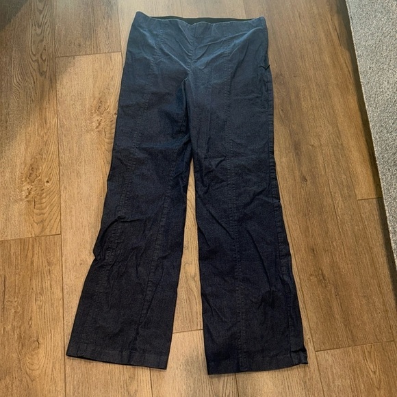 Talbots Portland Trouser Dark Wash Denim Pants Jeans Size 8 - Picture 1 of 4